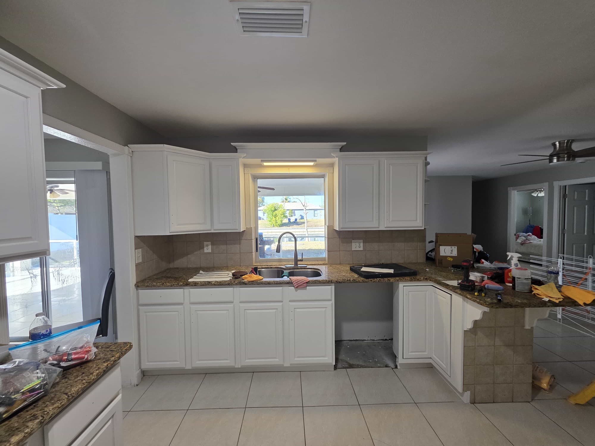 Kitchen cabinet painting