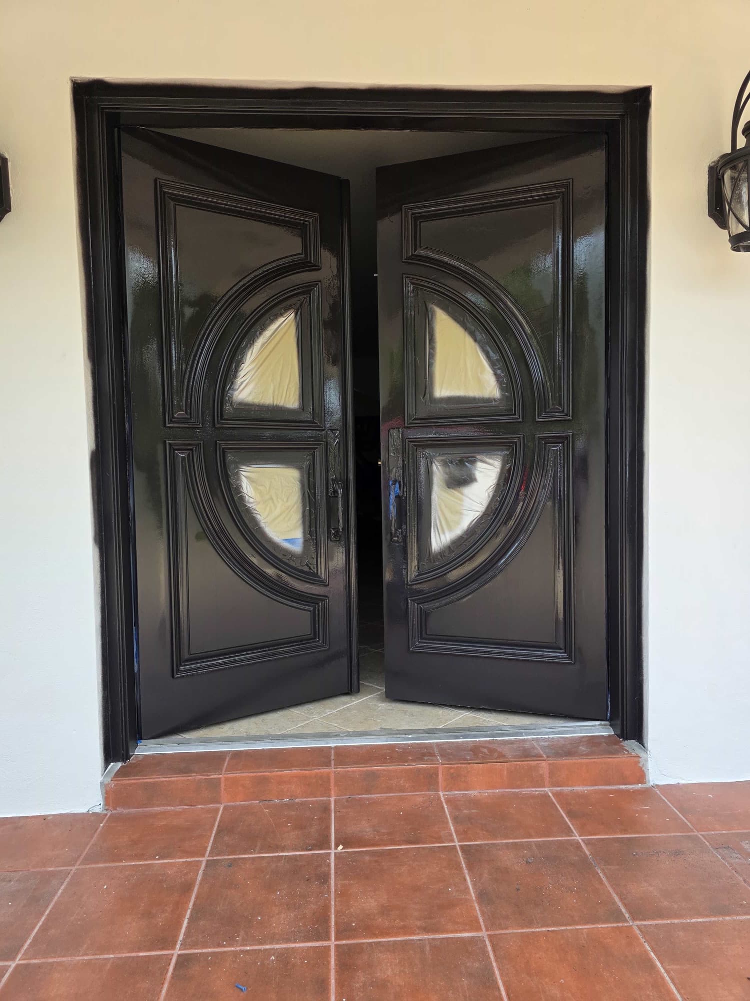 Front entry door refinishing